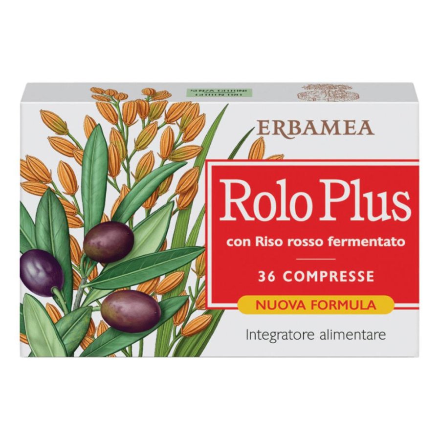 Erbamea Rolo Plus Integratore Metabolismo Lipidi 36 Compresse Erbamea Rolo Plus Integratore Metabolismo Lipidi 36 Compresse