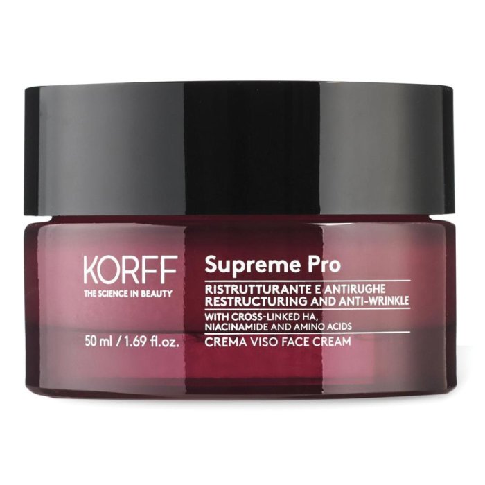 Korff Supreme Pro - Crema Viso Ristrutturante e Antirughe 50 ml