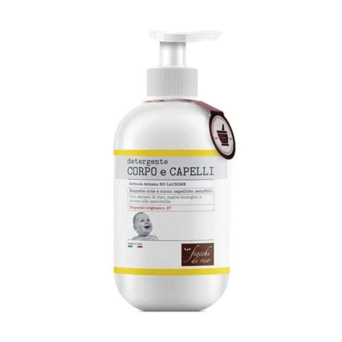 Fiocchi di riso detergente corpo/capelli camomilla 400 ml