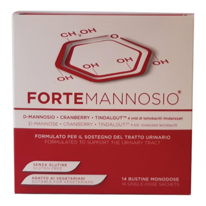 Fortemannosio Integratore Alimentare 14 Bustine a Base di D-Mannosio per il Benessere delle Vie Urinarie