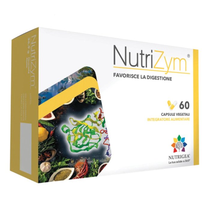 NutriZym - Integratore Alimentare con Complessi Enzimatici 60 capsule 