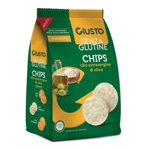 Giusto Senza Glutine Chips All'Olio Extra Vergine Di Oliva 48g