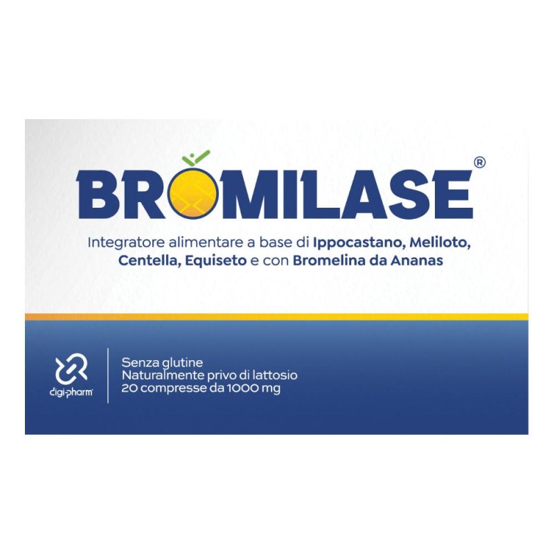 Bromilase integratore drenante e microcircolo 20 compresse