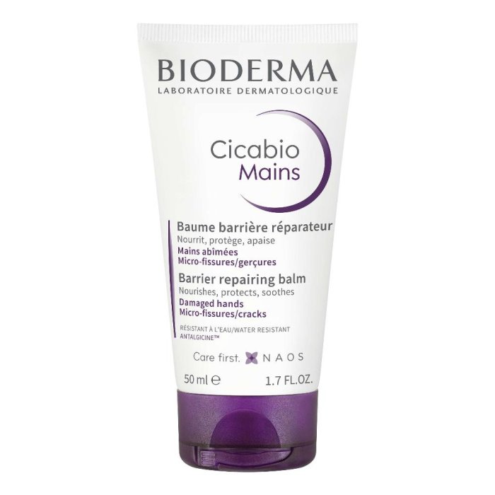 Bioderma Cicabio Mains 50 ml – Balsamo riparatore mani danneggiate