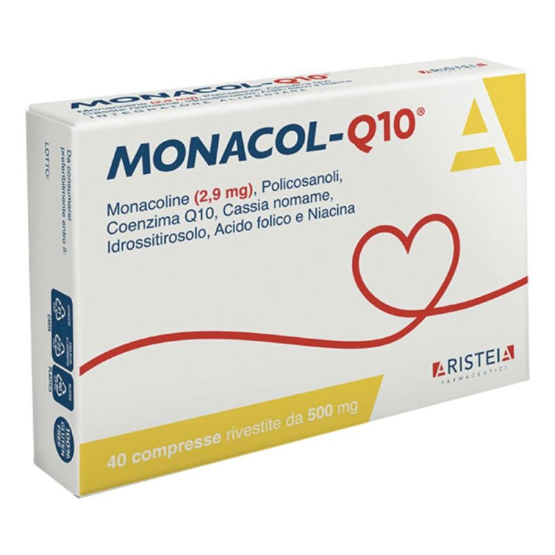 Aristeia Farmaceutici Monacol Q10 40 Compresse Aristeia Farmaceutici Monacol Q10 40 Compresse
