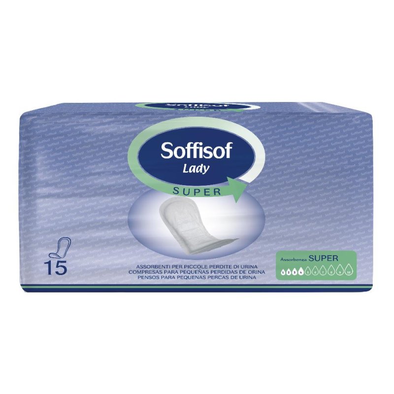 Silc Pannolone Per Incontinenza Soffisof Lady Classic Super 15 Pezzi
