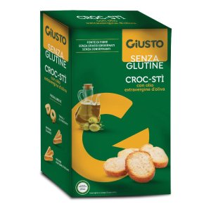 Giusto Senza Glutine Croc-Stì Con Olio Extra Vergine D'Oliva 100g