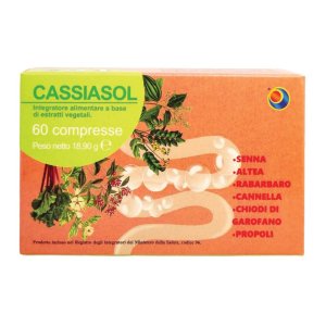 Cassiasol Integratore Alimentare per Regolarità e Transito Intestinale 60 Compresse | Formula Naturale con Cassia da Rio Cep