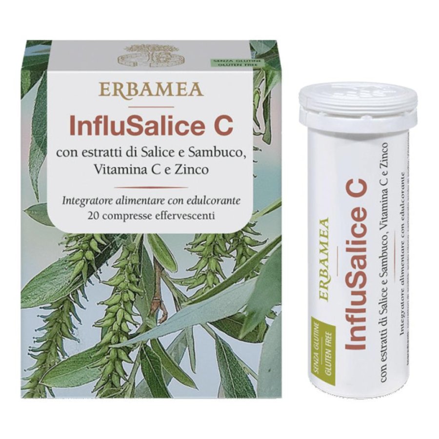 Influsalice C 20 compresse - integratore per sindromi influenzali con vitamina C Influsalice C 20 compresse - integratore per sindromi influenzali con vitamina C