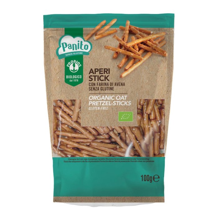 Probios Bio Aperi Stick 100 g - sticks salati biologici croccanti per aperitivo