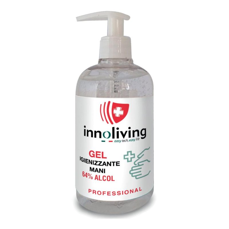 Gel Igienizzante Mani 500 Millilitri con Alcol – Detergente Antibatterico Senza Risciacquo per Igiene Quotidiana