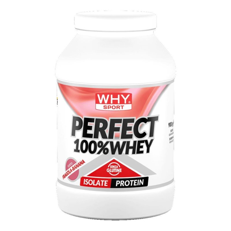 WhySport Perfect Whey fragola banana - proteine del siero per post workout e massa muscolare