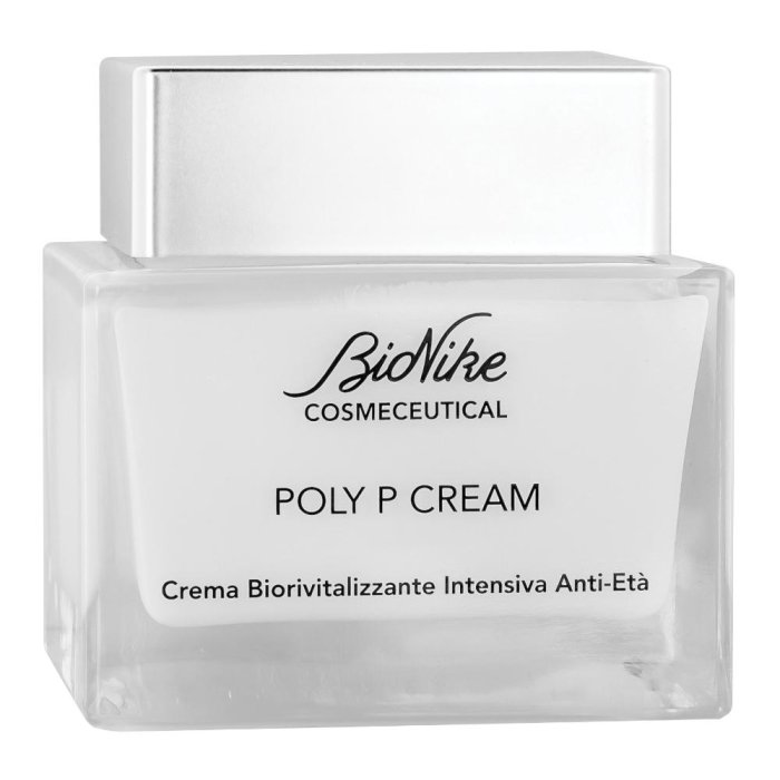 Bionike Cosmeceutical Poly P Cream 50 ml - Emulsione Biorivitalizzante per la Pelle Matura