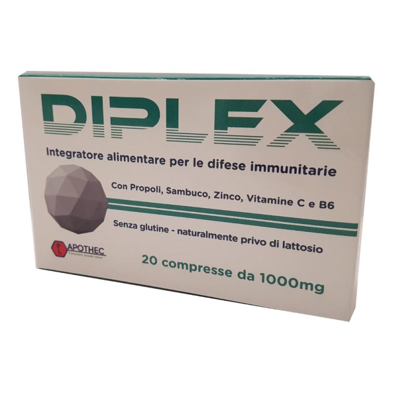 Diplex 20 Compresse per Uso Orale Confezione da 20 Pezzi