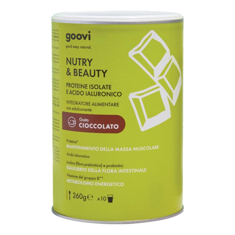 Goovi Nutry&Beauty Proteine In Polvere Cioccolato 260g Goovi Nutry&Beauty Proteine In Polvere Cioccolato 260g
