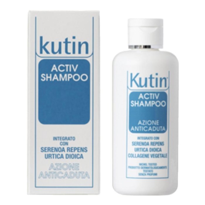 Kutin Activ Shampoo 250 ml - shampoo rinforzante per capelli fragili sfibrati e soggetti a caduta