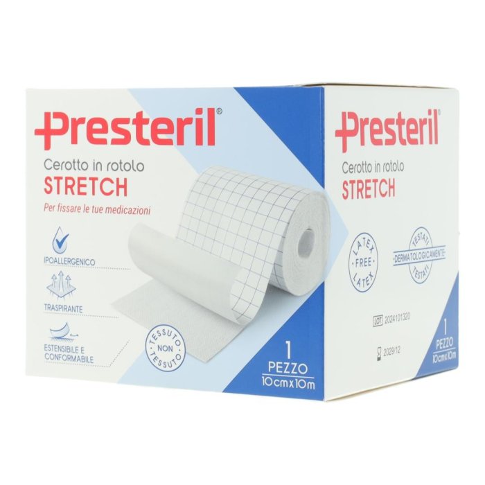 Medipresteril rotolo stretch 10x1000 cm - benda elastica adesiva in rotolo