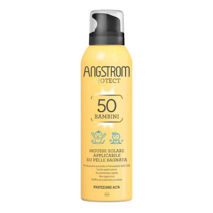 Angstrom Kids Mousse Latte Solare Bambini SPF50 150ml