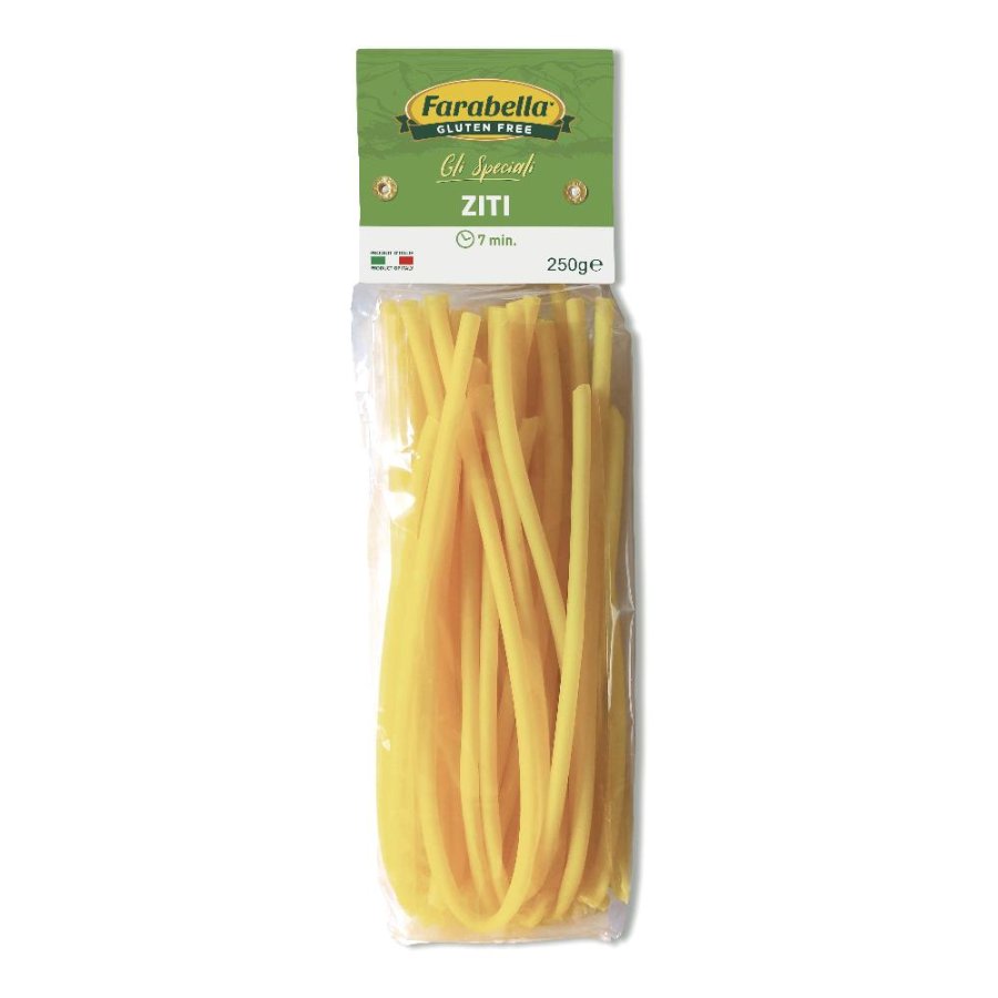 Pasta senza glutine Farabella ziti 250 g Pasta senza glutine Farabella ziti 250 g