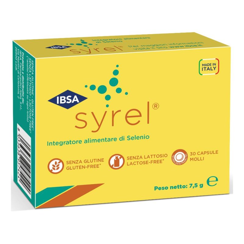 Syrel 30 capsule molli per il normale funzionamento della tiroide - IBSA Syrel 30 capsule molli per il normale funzionamento della tiroide - IBSA