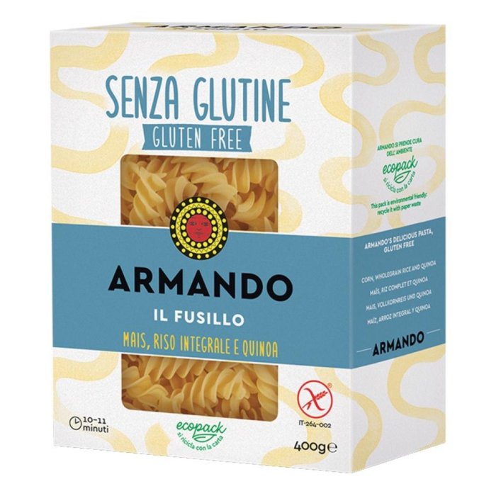 Armando Il Fusillo 400 g - pasta di semola di grano duro formato fusillo