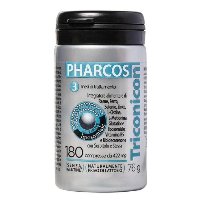 Triconicon Pharcos 180 compresse - integratore in compresse per benessere di pelle e annessi cutanei