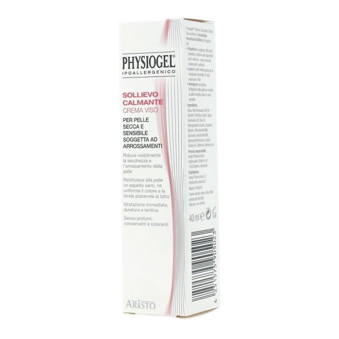 Physiogel Sollievo Calmante - Crema Viso per Pelle Secca e Sensibile 40 ml
