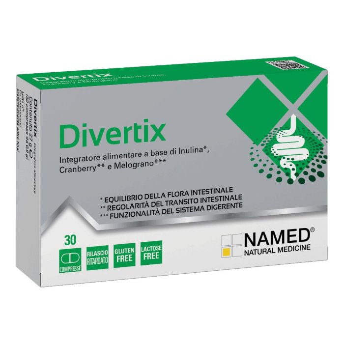 Divertix integratore alimentare 30 compresse - Melograno, Inulina e Cranberry