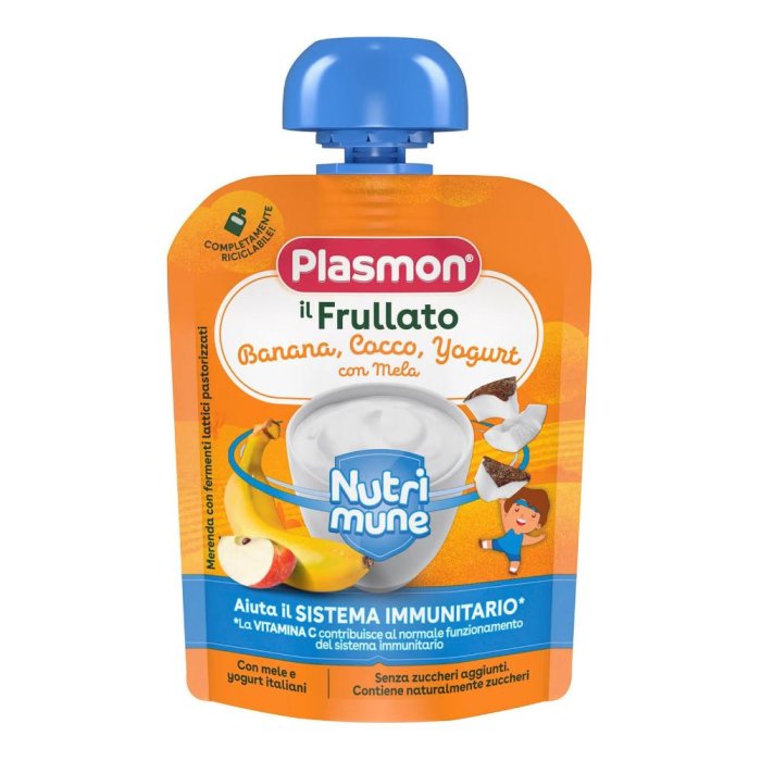 Plasmon (heinz Italia) Plasmon Nutri-mune Banana/cocco/yogurt Con Mela 85 G