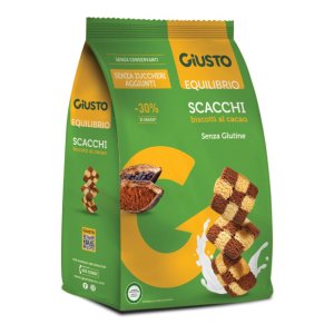 Giusto Senza Glutine - Scacchi Biscotti al Cacao 250g