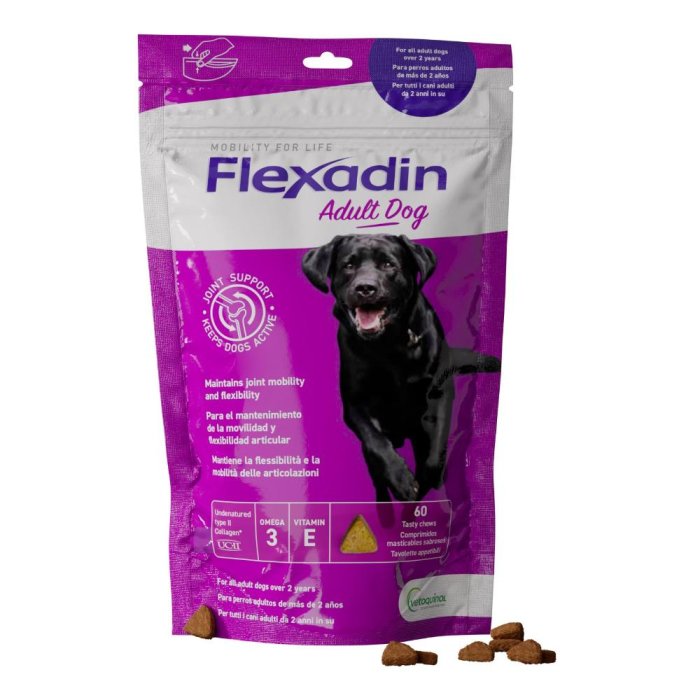 Flexadin Adult 60 tavolette - integratore per articolazioni cani adulti