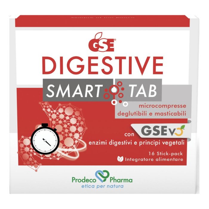 GSE Stomach - Digestive Smart Tab Integratore Funzionalità Digestiva 16 Stick Pack