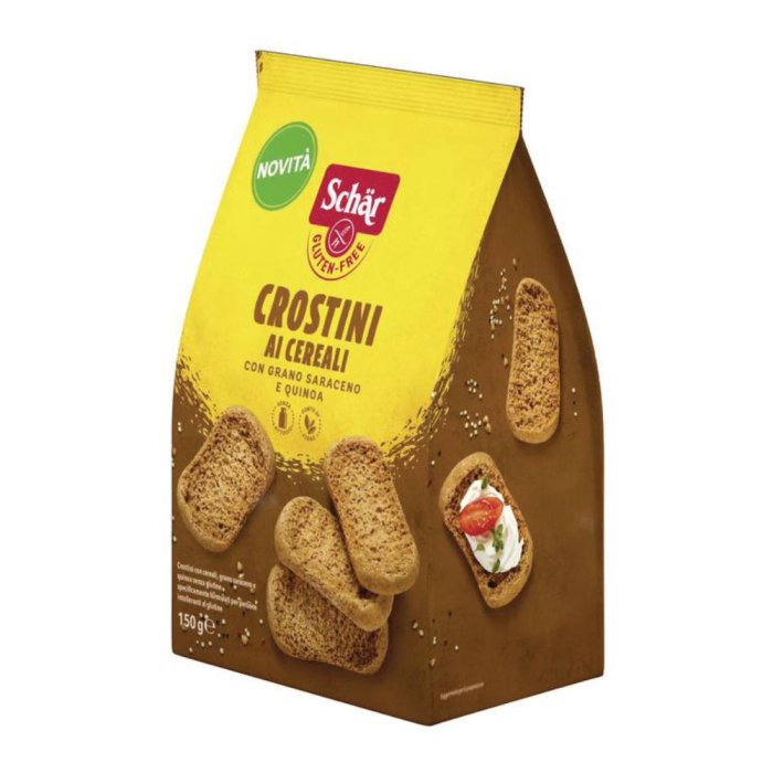 Dr. Schar Crostini Ai Cereali senza glutine con grano saraceno e quinoa 150 g