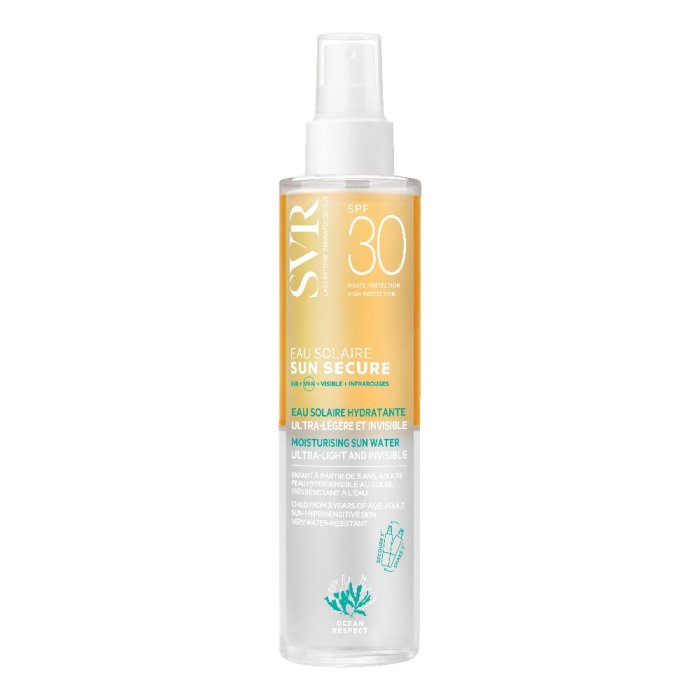 Sun Secure Eau Solare Fattore di Protezione 30 Corpo e Viso 200 ml