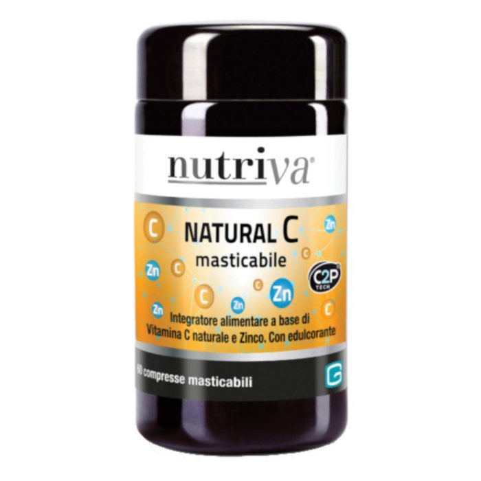 Nutriva Natural C Integratore Alimentare 60 Compresse Masticabili