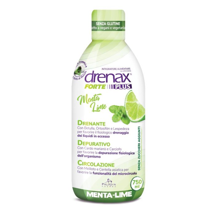 Drenax - Forte Plus Gusto Menta Lime Confezione 750 Ml