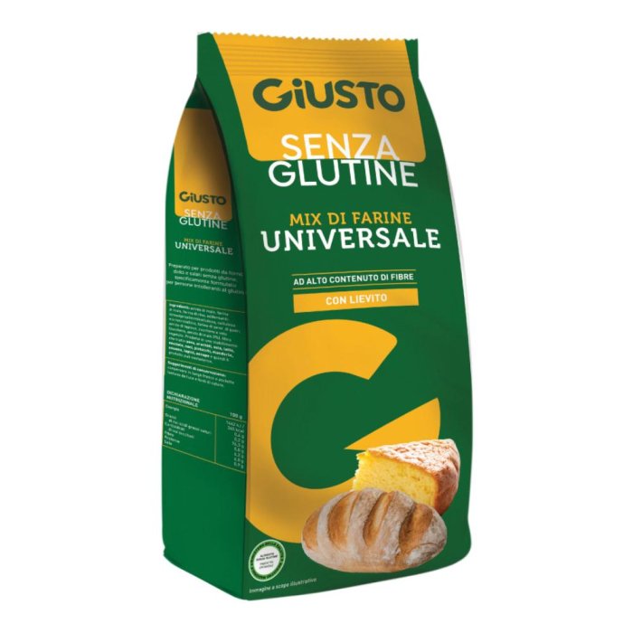 Giusto Mix Farine Universale senza glutine - mix farine universale per pane e dolci