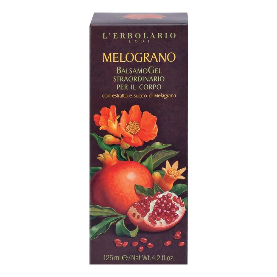 Melograno Balsamo Gel Corpo Idratante e Tonificante al Melograno per Pelle Morbida e Profumata
