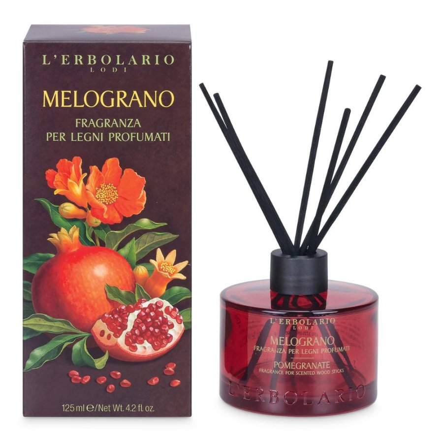 Melograno fragranza legni profumatori - essenza ambiente melograno e legni