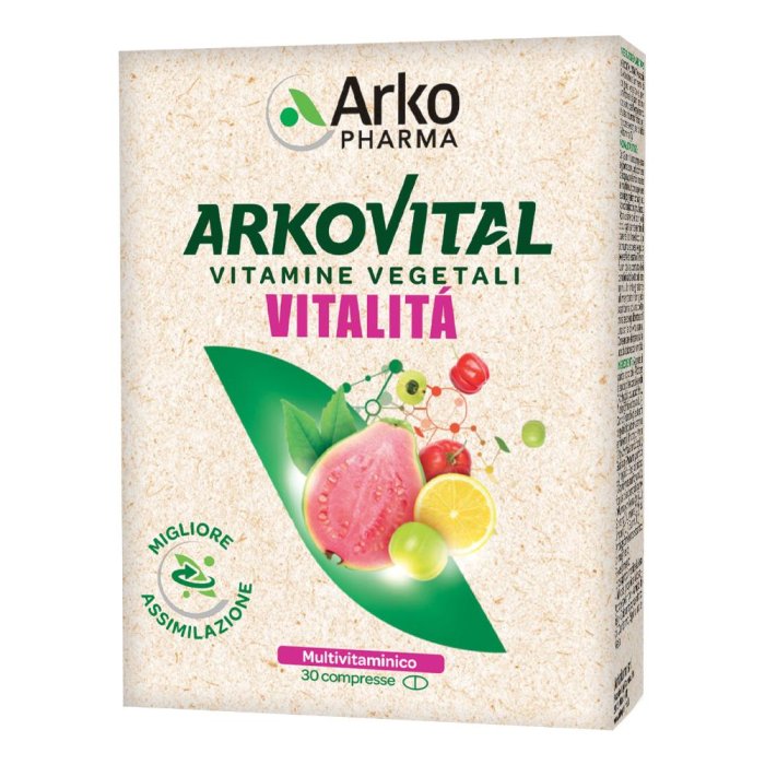 Arkopharma Arkovital - Vitalità Integratore Alimentare 30 compresse