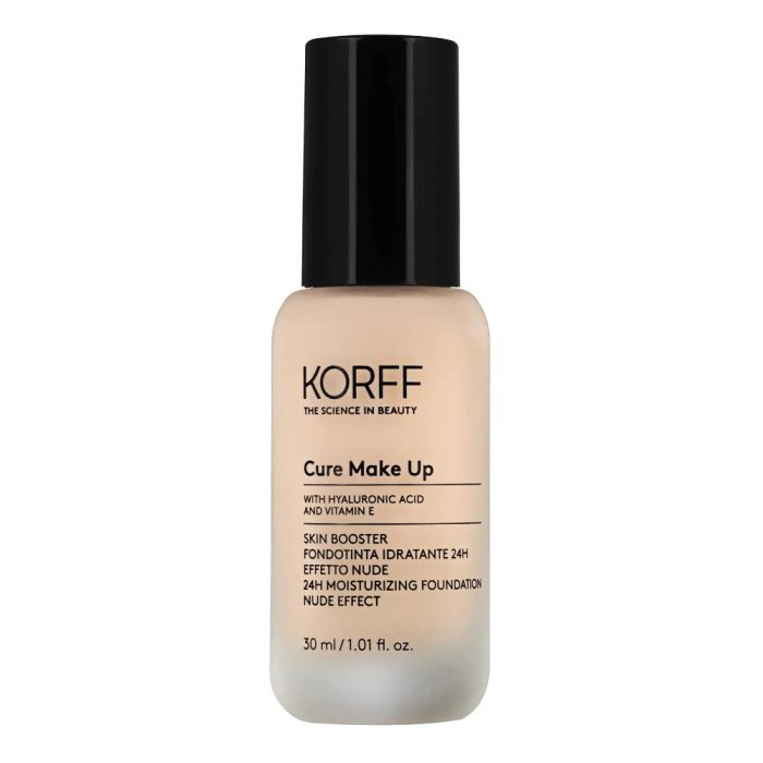 Korff Cure Make Up - Skin Booster Fondotinta Idratante 24H Effetto Nude 03 30 ml