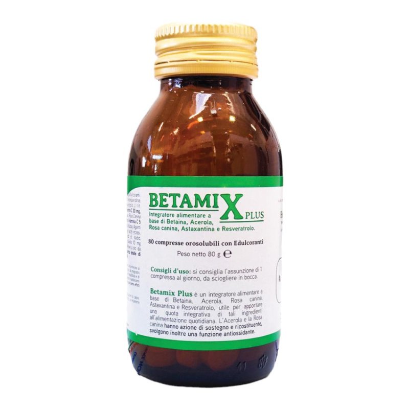 Betamix Plus 80 Compresse Integratore Alimentare Per Il Benessere Generale Ed Il Sostegno Di Energia E Vitalità