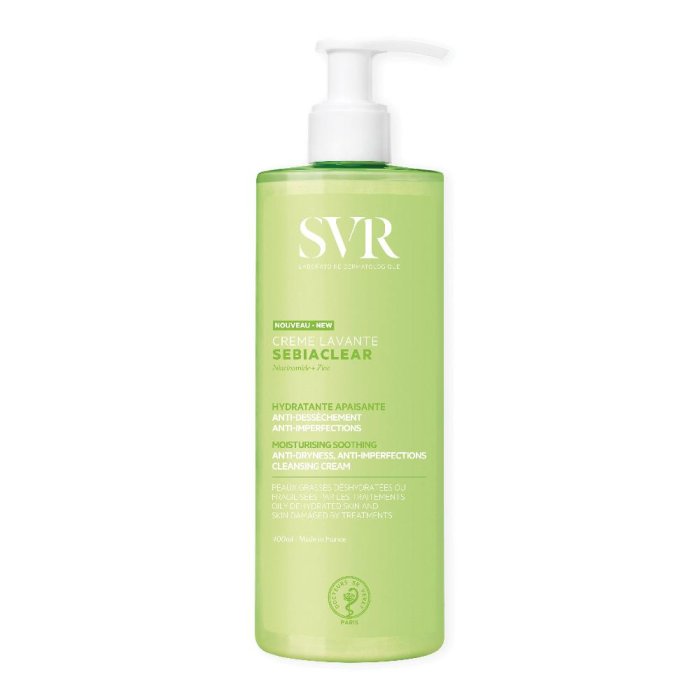 SVR Sebiaclear - Creme Lavante Detergente Purificante Anti-imperfezioni 400 ml