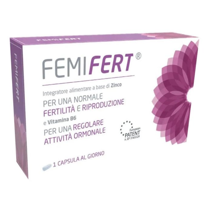 Femifert Dermofarma Integratore per Fertilità Donna 28 Compresse per Concepimento e Regolarità del Ciclo