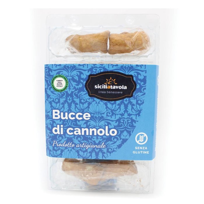 Siciliatavola Bucce per Cannoli Siciliani 5 Pezzi da 18 g ciascuno – Gusci Croccanti per Dolci Tipici di Sicilia