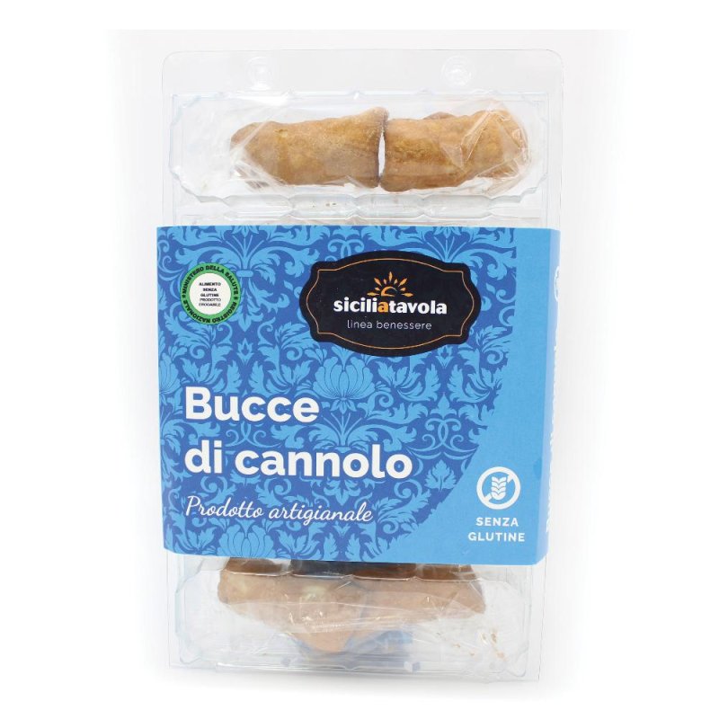 Siciliatavola Bucce per Cannoli Siciliani 5 Pezzi da 18 g ciascuno – Gusci Croccanti per Dolci Tipici di Sicilia