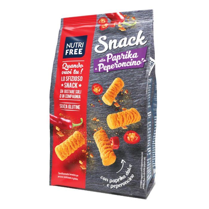 Nutrifree snack paprika e peperoncino - snack salato senza glutine