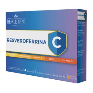 Resveroferrina C 14 bustine - integratore con ferro vitamina C e resveratrolo