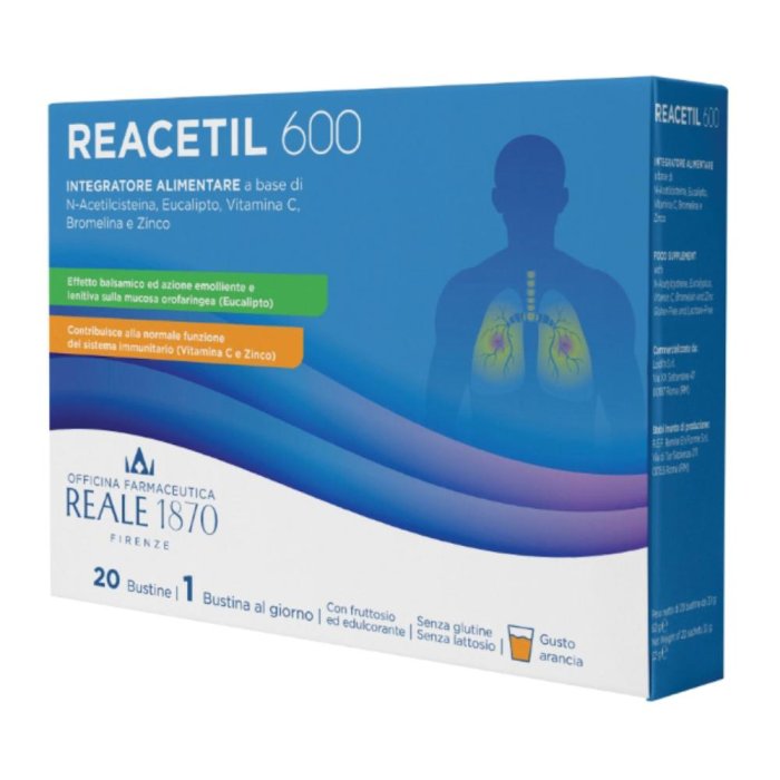 Lodifa Reacetil 600 20 Bustine Reale 1870