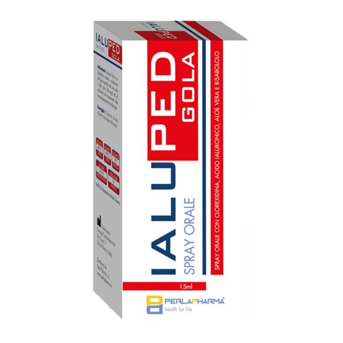 Ialuped Gola Spray Orale 15 ml Trattamento Lenitivo per Gola Irritata e Secca
